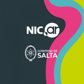 Logos de NIC Argentina y del Gobierno de Salta