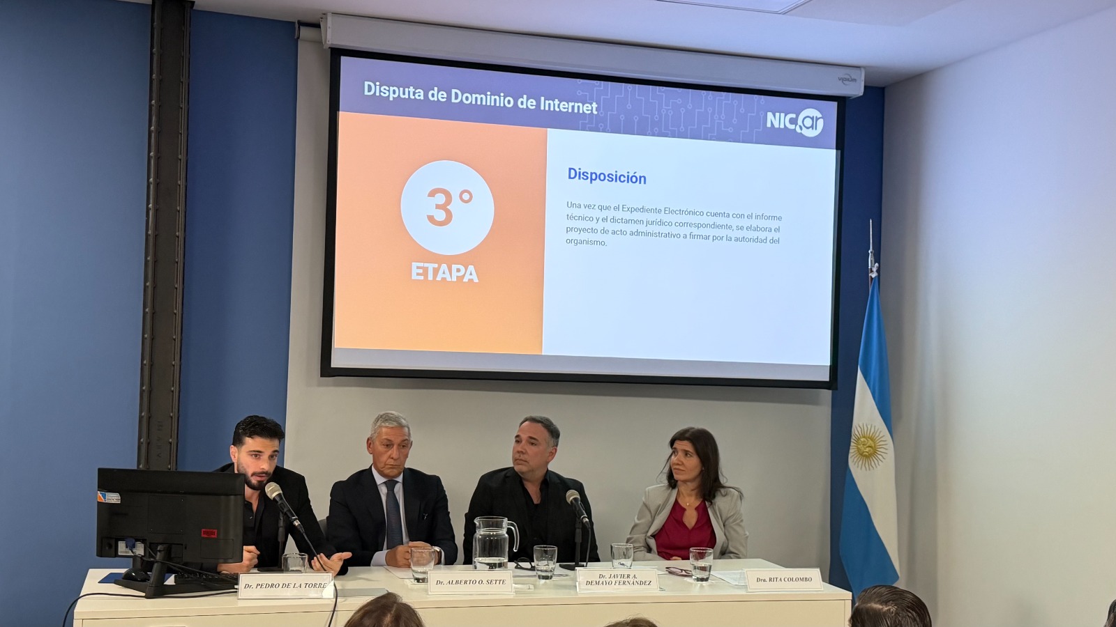 Pedro de la Torre, Alberto Sette, Javier Demayo y Rita Colombo