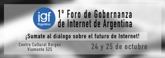 ¡Sumate al diálogo sobre el futuro de Internet! 24 y 25 de octubre