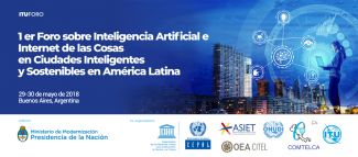 1er Foro sobre IA e IoT en Ciudades Inteligentes Sostenibles en América Latina